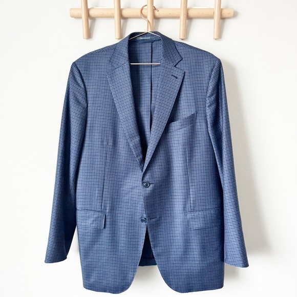 Ermenegildo Zegna Blue Wool 10 Pocket Jacket - Picture 8 of 16